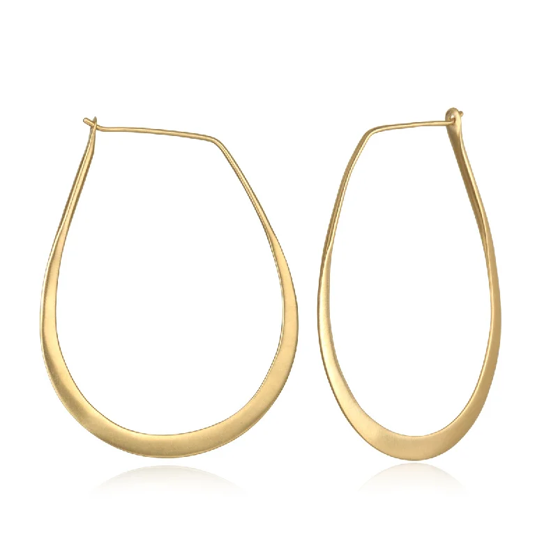 glamorous earrings for women -Minimalist Gold Hoop Earrings