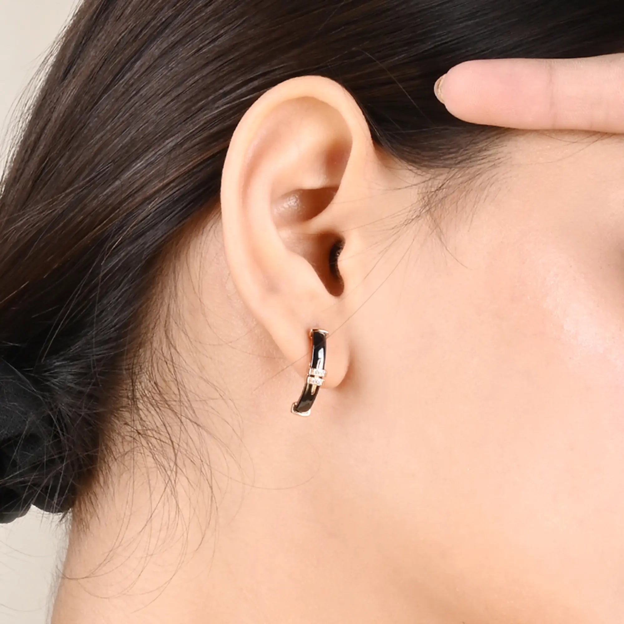 luxury silver earrings for women -Unique Statement Studs