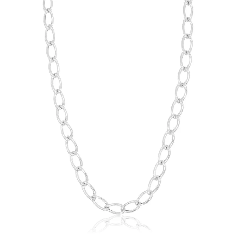 fashion statement necklaces for women -Ellisse Silver Necklace