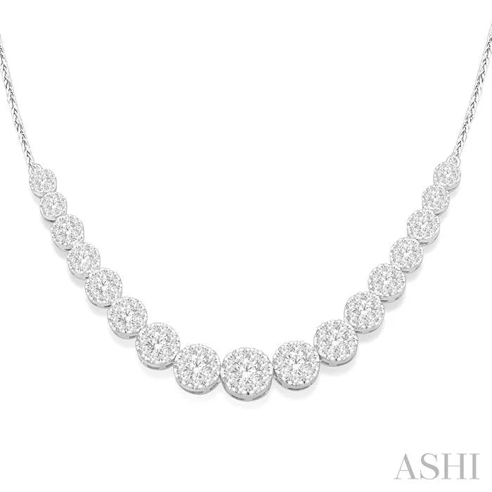 special occasion necklaces for women -LOVEBRIGHT ESSENTIAL DIAMOND SMILE NECKLACE