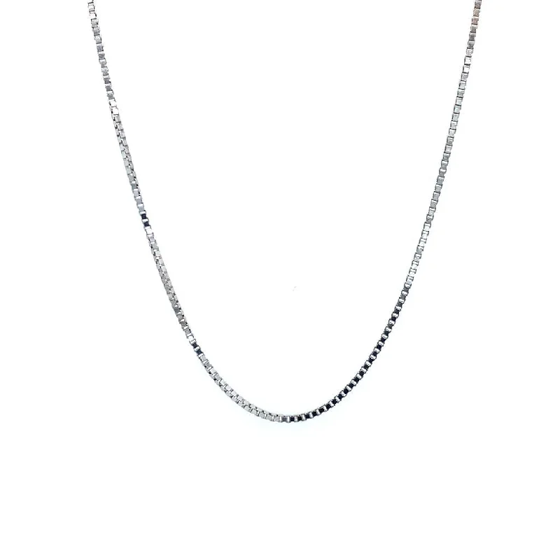 crystal necklaces for women -Gold Box Chain 16"