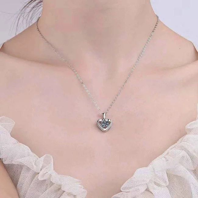 modern necklaces for women -Rory Moissanite Necklace