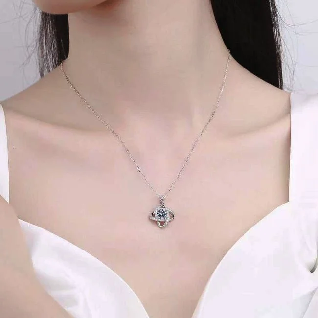 vintage necklaces for women -Liliana Moissanite Necklace