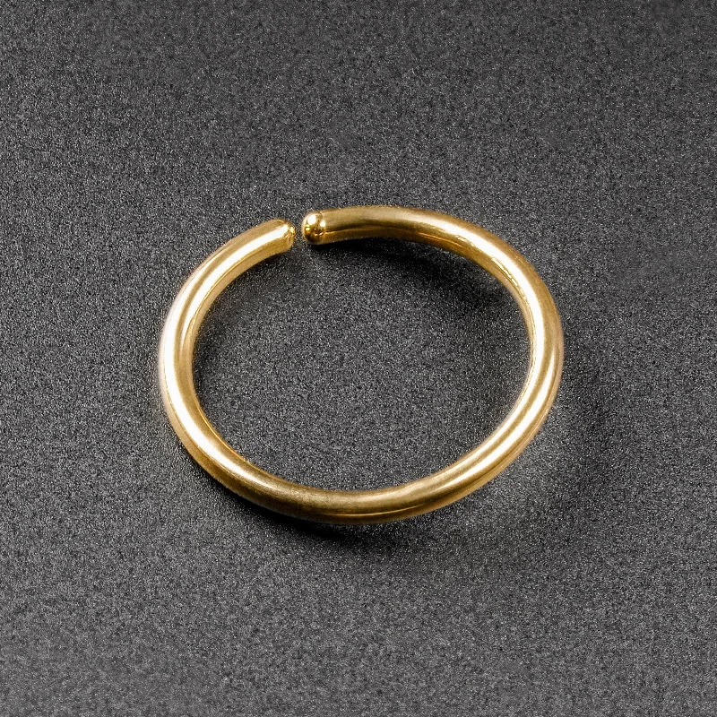 luxury rings for women -Gold PVD Titanium Seamless Nose Ring