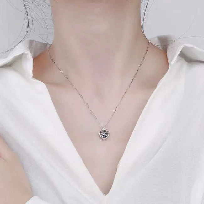 layered necklaces for women -Sevyn Moissanite Necklace