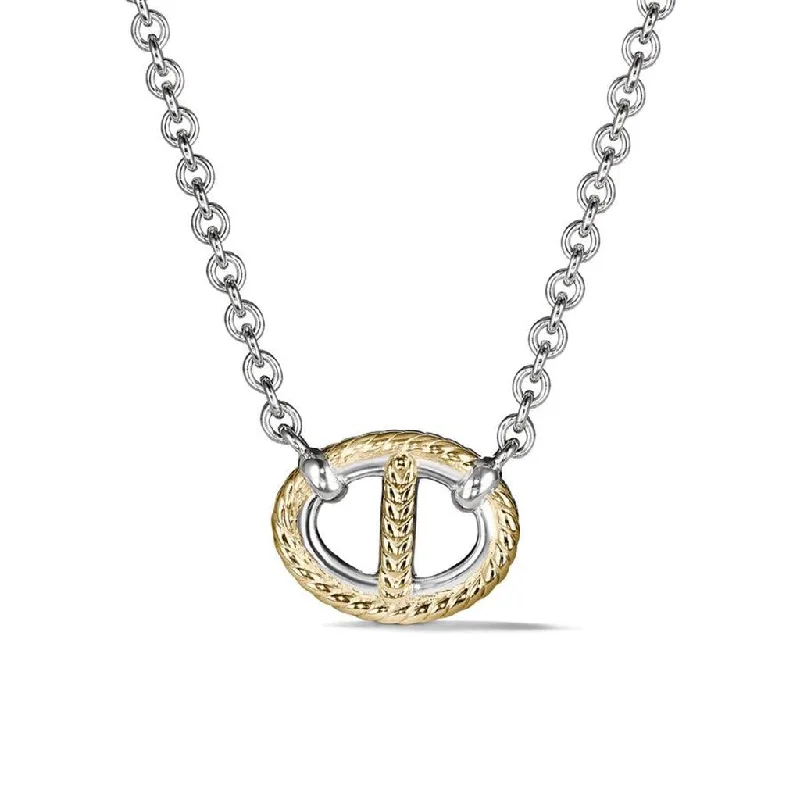 simple chain necklaces for women -Judith Ripka Vienna Single Link Necklace Pendant