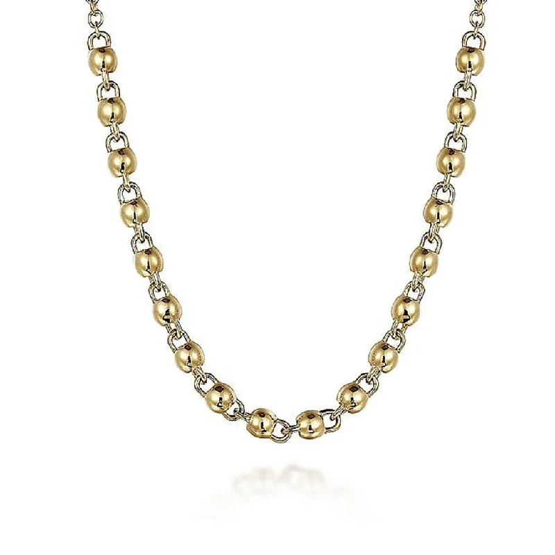 heirloom necklaces for women -Gabriel 14K Bujukan Station Necklace