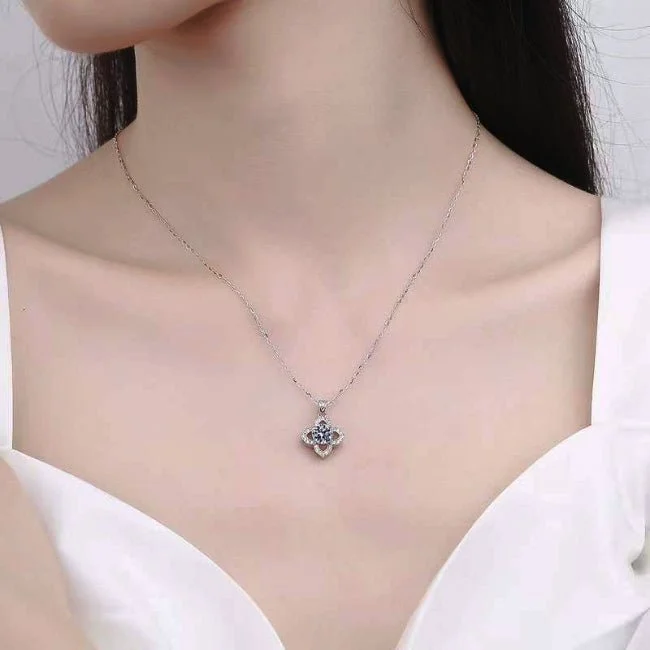 bold necklaces for women -Esme Moissanite Necklace