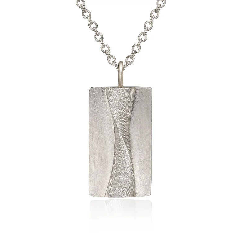 layered gold necklaces for women -Vega Relief Silver Necklace