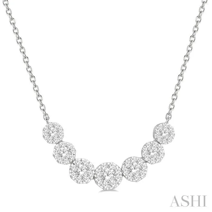 adjustable chain necklaces for women -LOVEBRIGHT ESSENTIAL DIAMOND SMILE NECKLACE