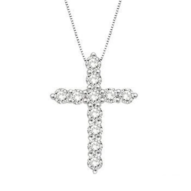 turquoise necklaces for women -Diamond Cross Necklace Pendant