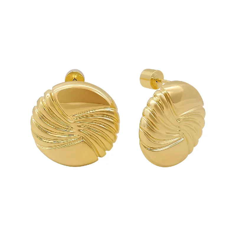 bold statement earrings for women -Amara Earrings | Gold