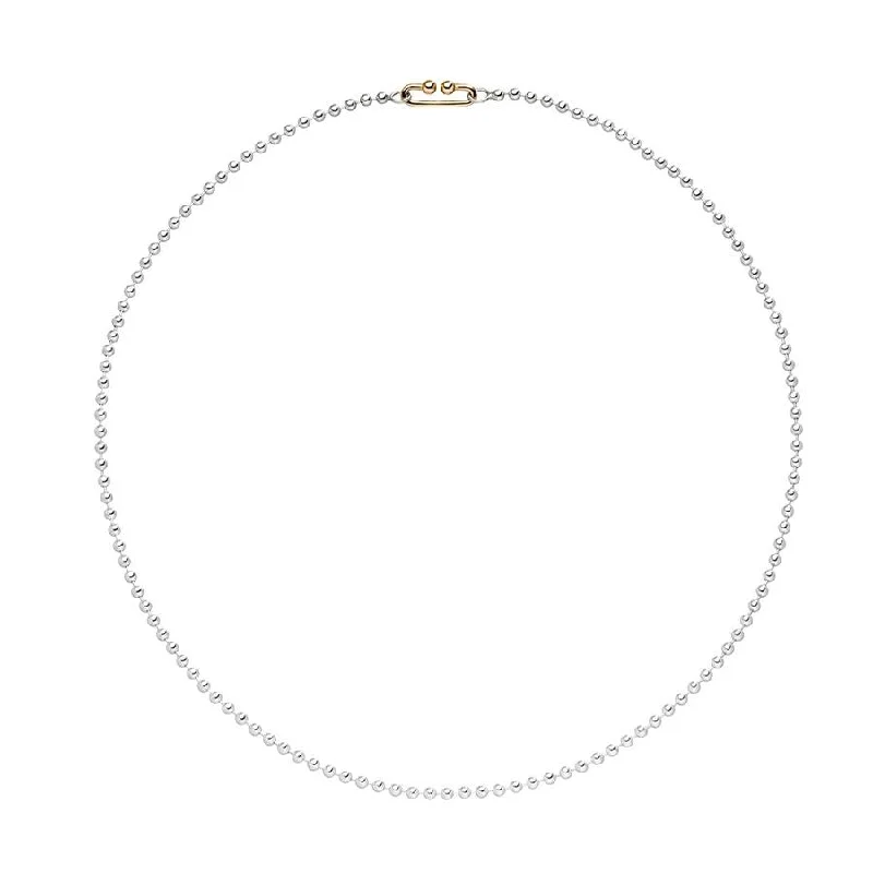 simple gold necklaces for women -Milkyway 18K Gold & Silver Necklace