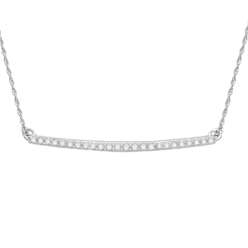 bridal necklaces for women -Rolland's Design Bar Necklace