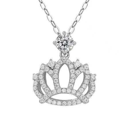 anniversary necklaces for women -Glenda Moissanite Necklace