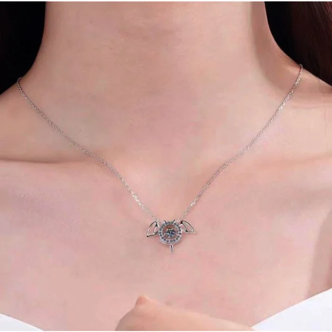 classic diamond necklaces for women -Deean Moissanite Necklace