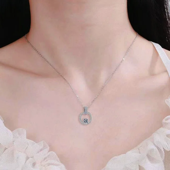 gemstone pendant necklaces for women -Aviana Moissanite Necklace