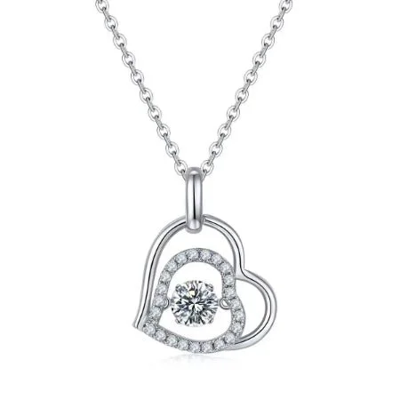 silver necklaces for women -Nayeli Diamond Necklace