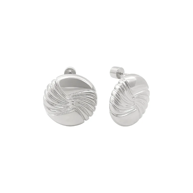 art deco earrings for women -Amara Earrings | Silver