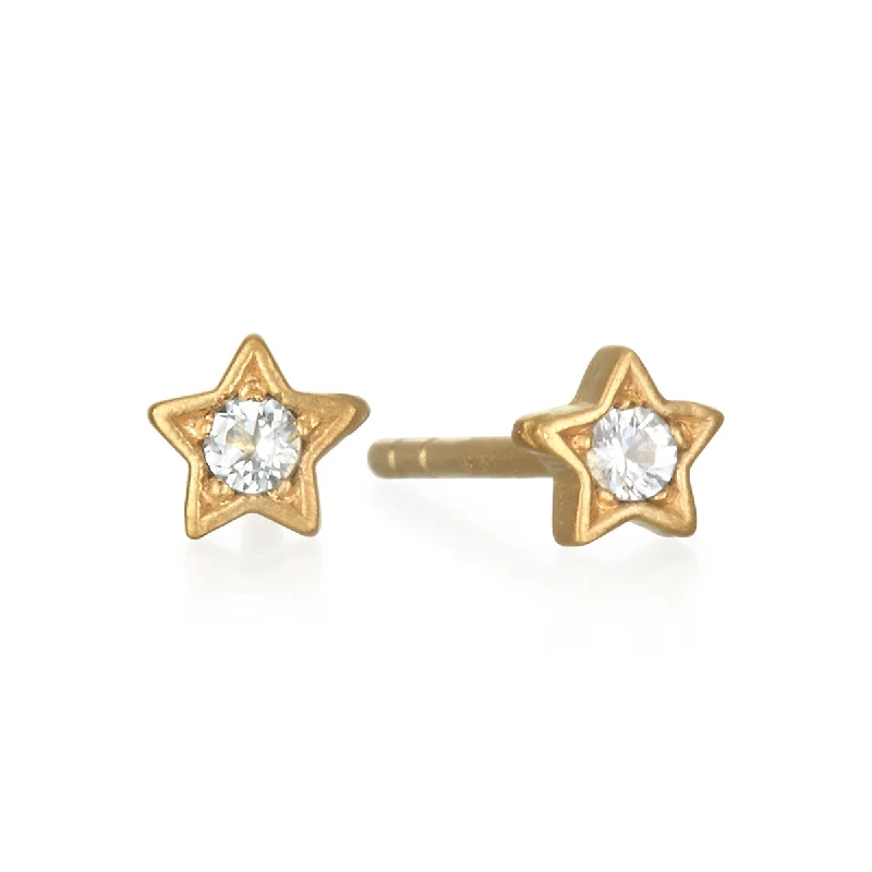 diamond earrings for women -Luminous Starlight Stud Earrings