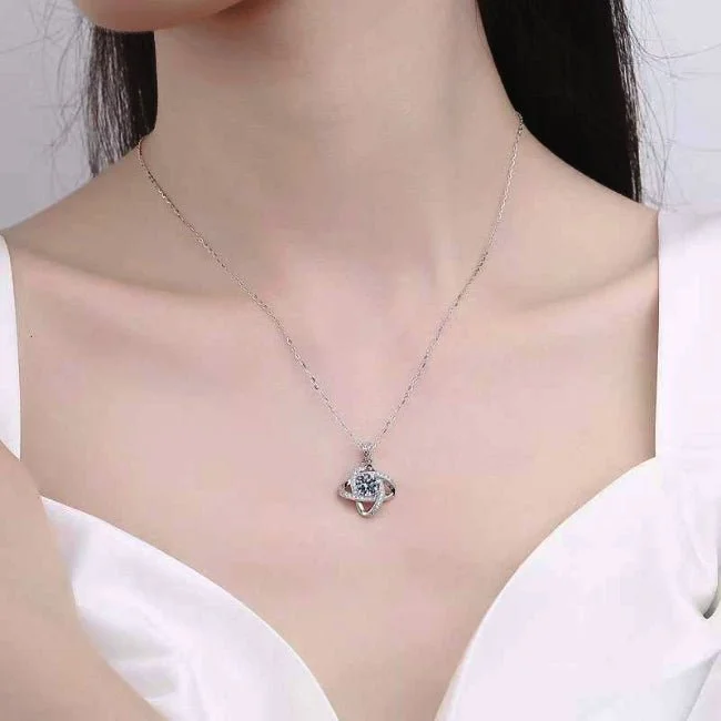 bridal necklaces for women -Caya Moissanite Necklace