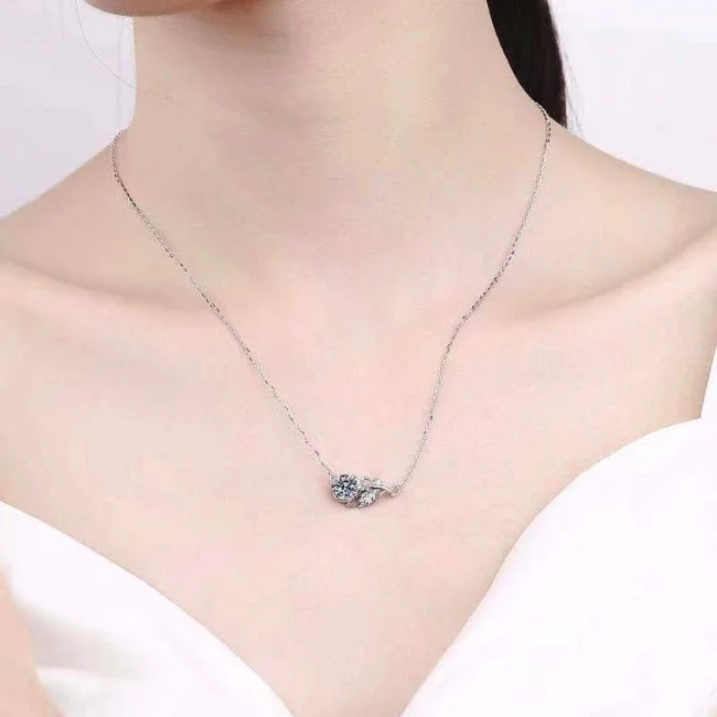 dainty necklaces for women -Choi Moissanite Necklace