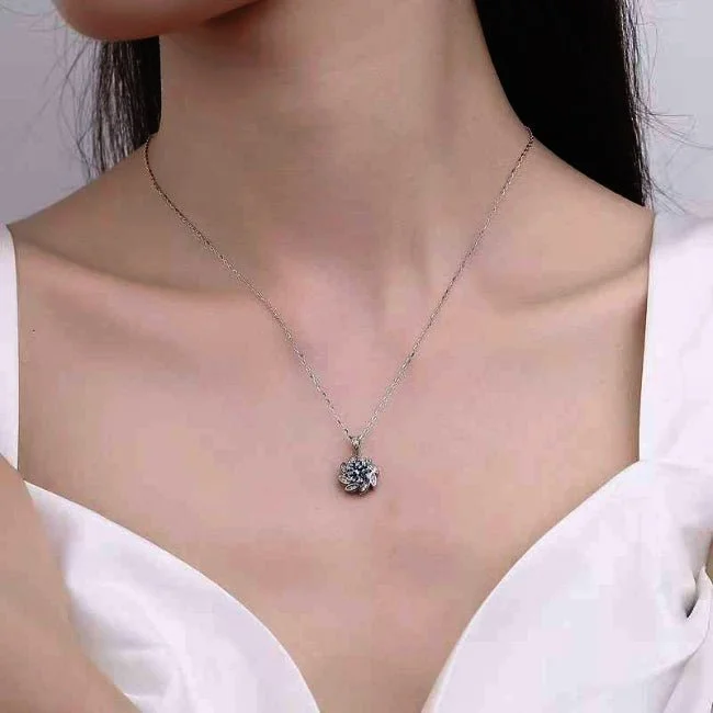 bridesmaid necklaces for women -Mavis Moissanite Necklace