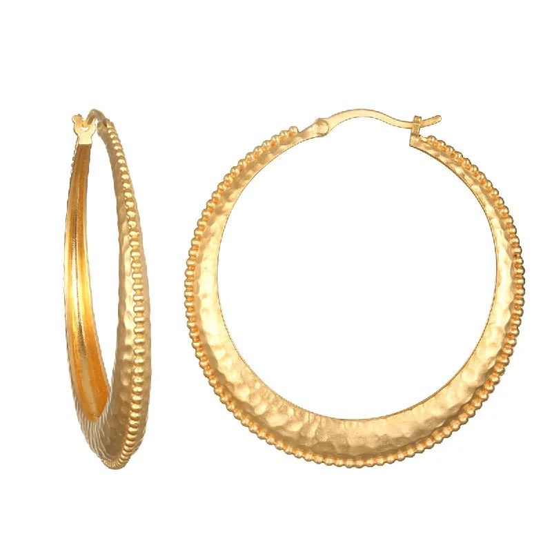 charm earrings for women -Timeless Beauty Dot Hoop Earrings