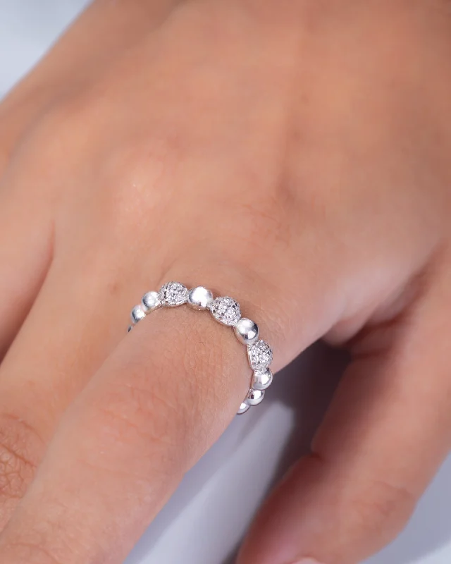 stackable rings for weddings -Zircon (0100) Ring