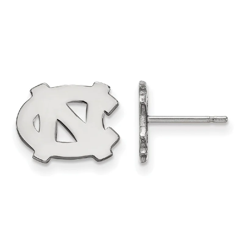 dazzling earrings for women -Sterling Silver U of North Carolina XS (Tiny) Post Earrings