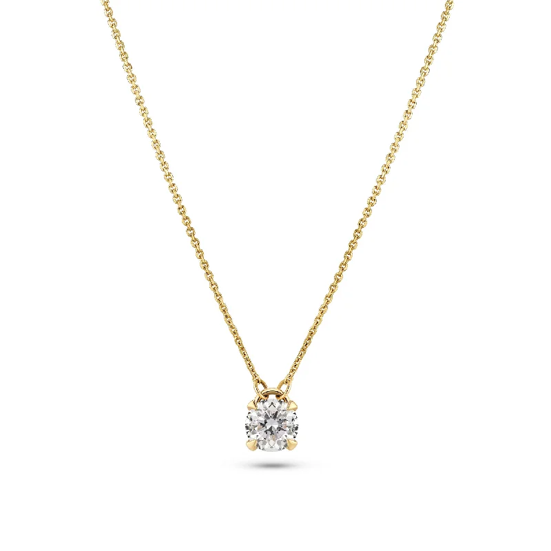 chunky gold necklaces for women -Venice 14K Gold Necklace w. Lab-Grown Diamond