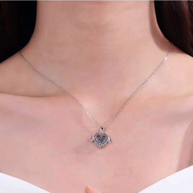 silver chain necklaces for women -Mariana Moissanite Necklace