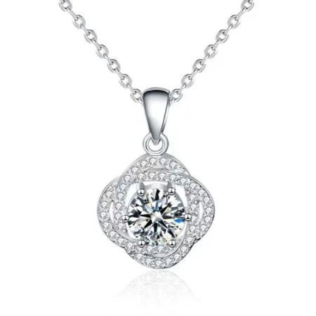 classic pearl necklaces for women -Marge Moissanite Necklace