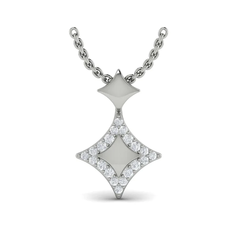 adjustable necklaces for women -Diamond Vlora Star Pendant Necklace