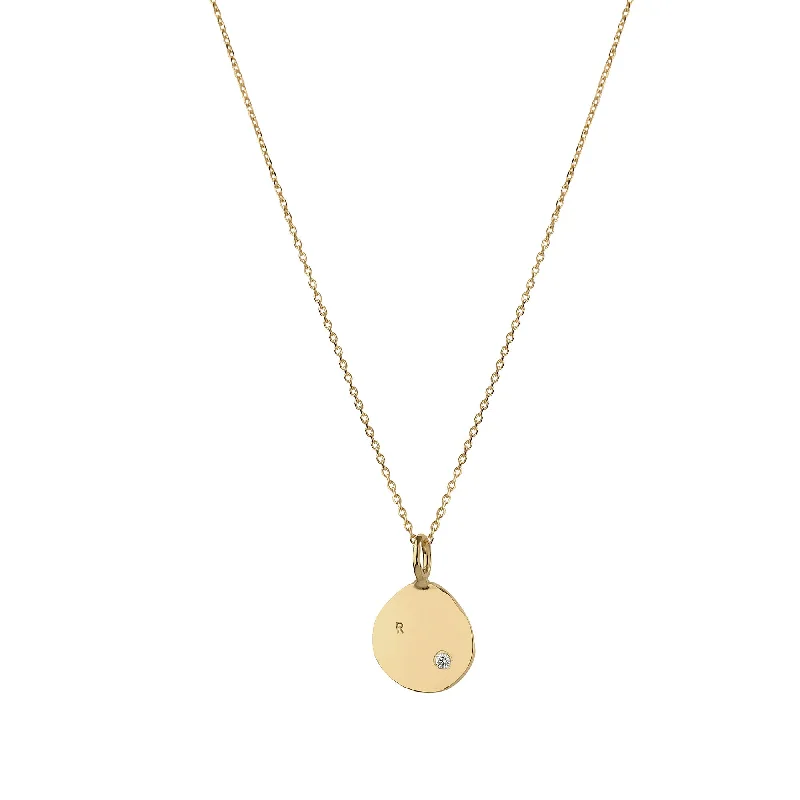 chunky gold necklaces for women -Code 14K Gold Necklace w. Diamond