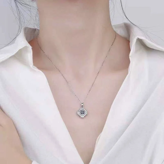 choker necklaces for women -Leanna Moissanite Necklace