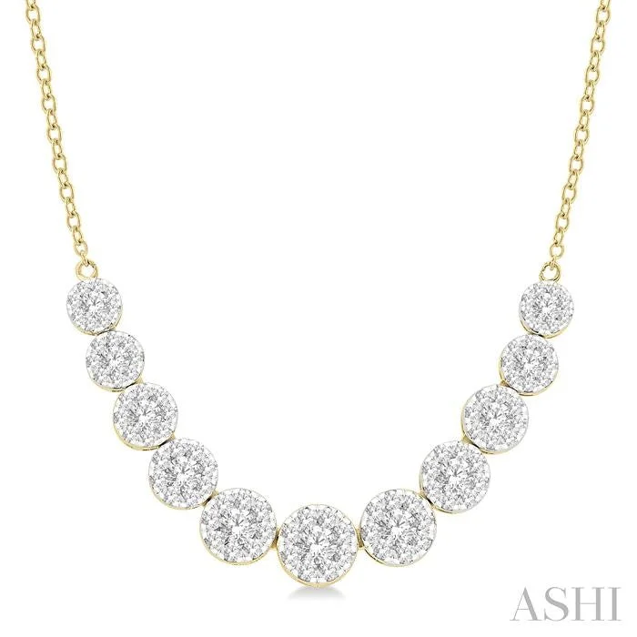 unique chain necklaces for women -LOVEBRIGHT ESSENTIAL DIAMOND SMILE NECKLACE