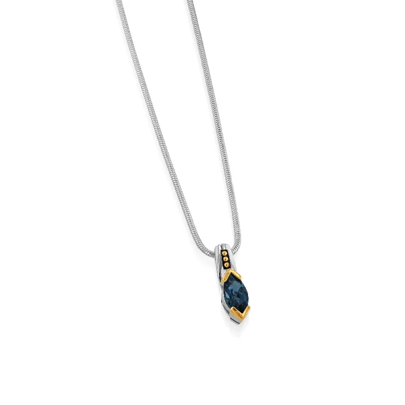 luxury diamond necklaces for women -Elixir Small Gemstone Pendant Necklace