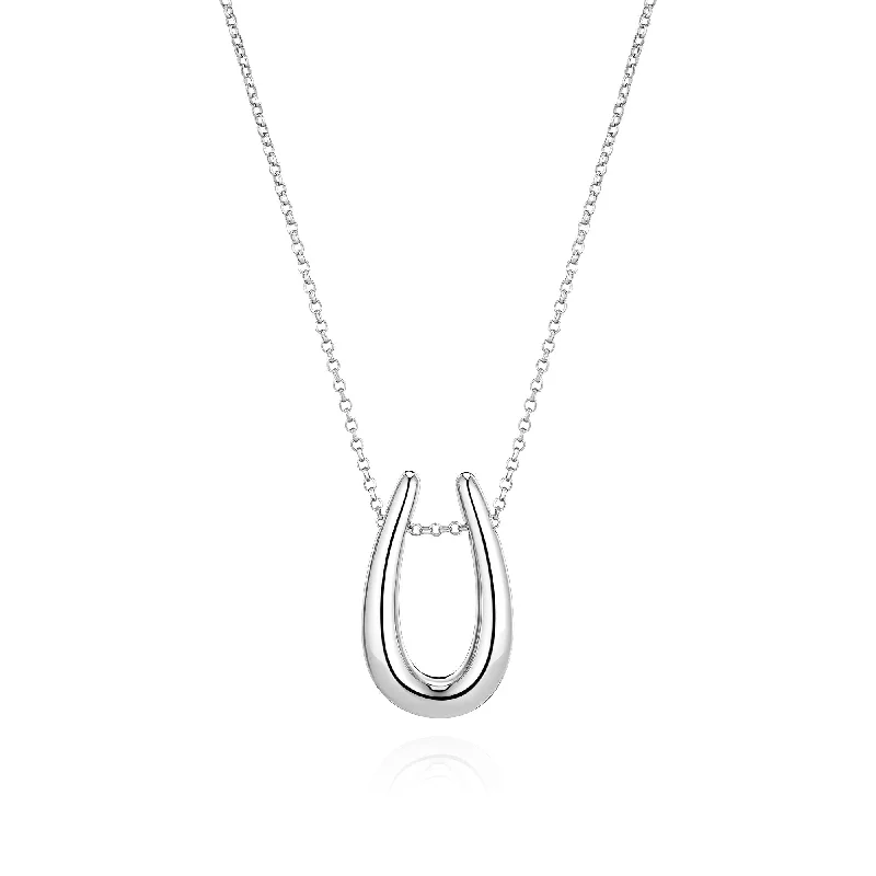 unique necklaces for women -Goccia Parvus Silver Necklace