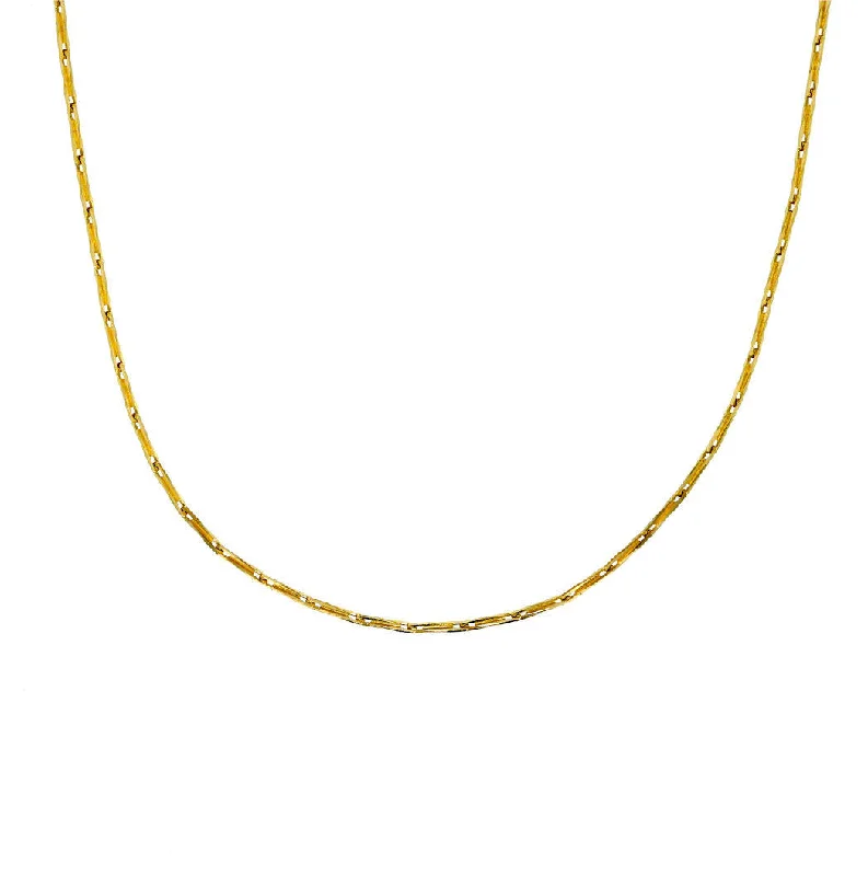 dazzling necklaces for women -Corn chain 18K Gold Necklace