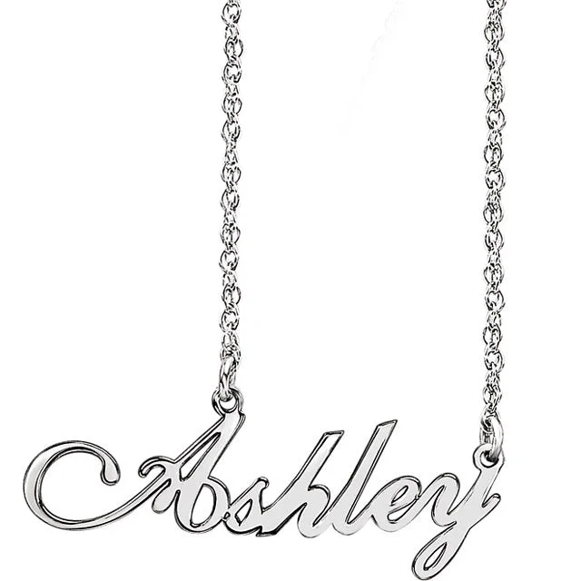 fashion necklaces for women -Serif Font Nameplate Name Necklace