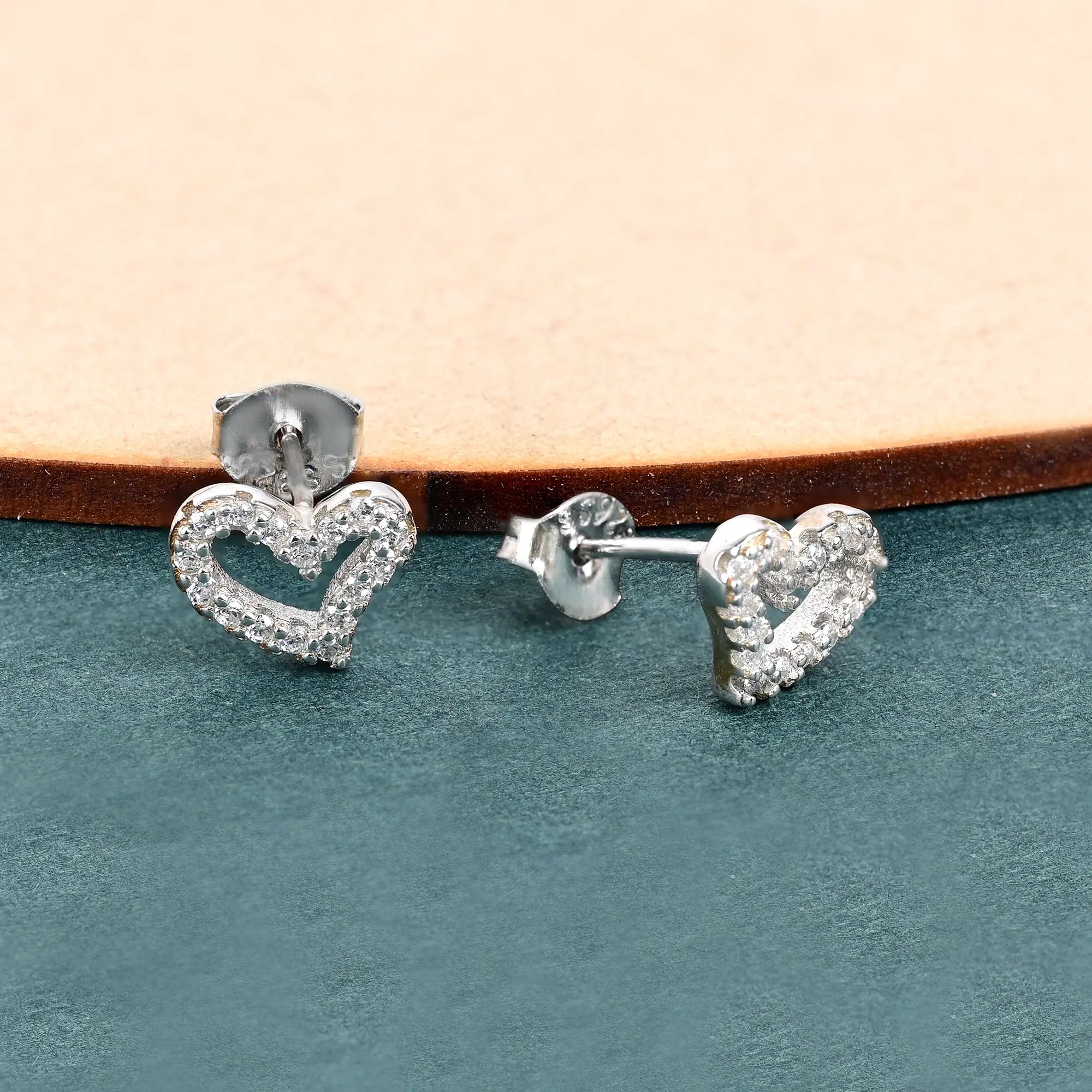 personalized earrings for women -Eternal Little Heart Stud