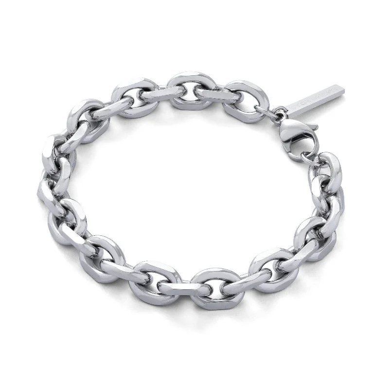 chunky tennis bracelets for women -10mm Cable Bracelet