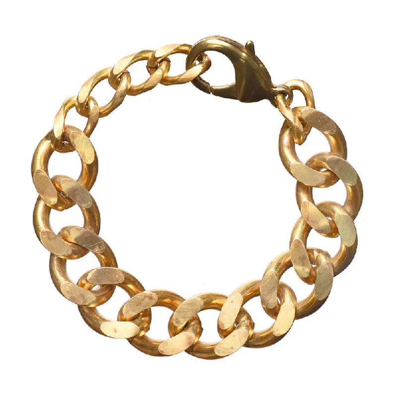 minimalist bracelets for women -Rey Chunky Chain Bracelet