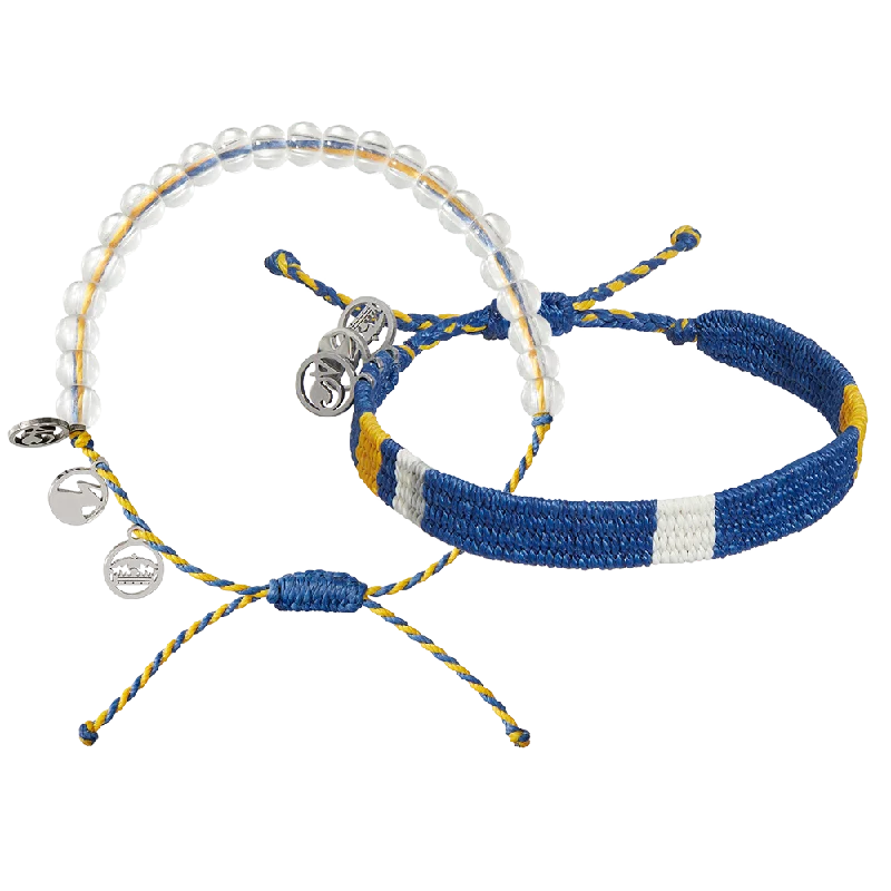 elegant bangles for women -Corona x 4ocean River of Change Bracelet Bundle