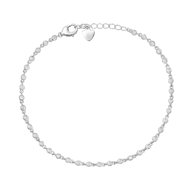 minimalist bracelets for women -37 Stone Diamond By The Yard Bracelet (0.75 ct.) in 14K Gold