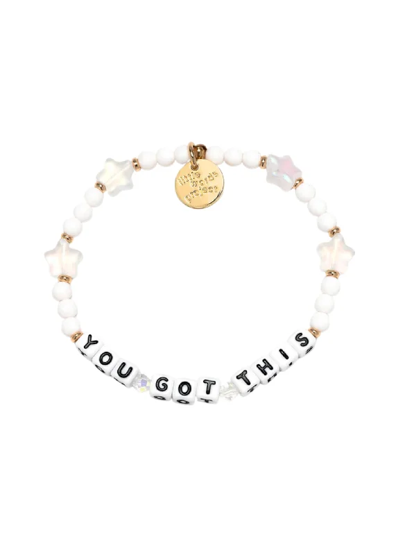 adjustable bangles for weddings -LITTLE WORDS BRACELET - YOU GOT THIS