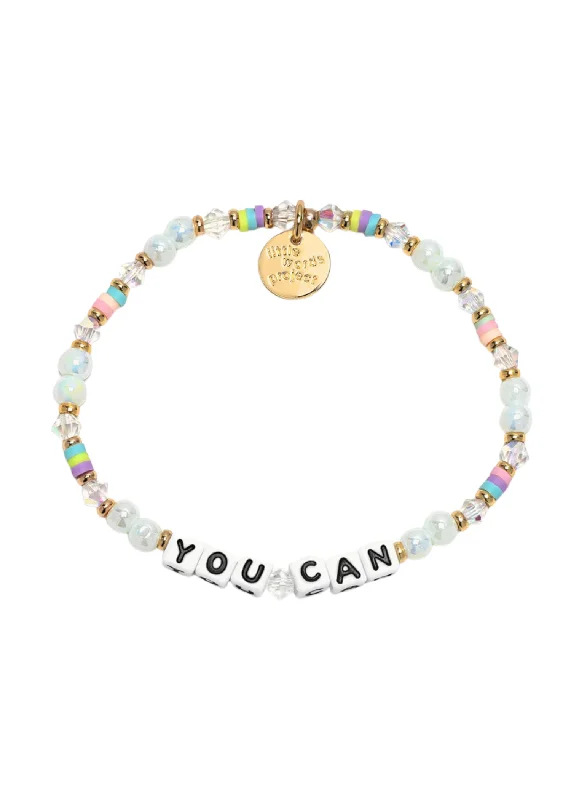 minimalist bracelets for women -LITTLE WORDS BRACELET - YOU CAN