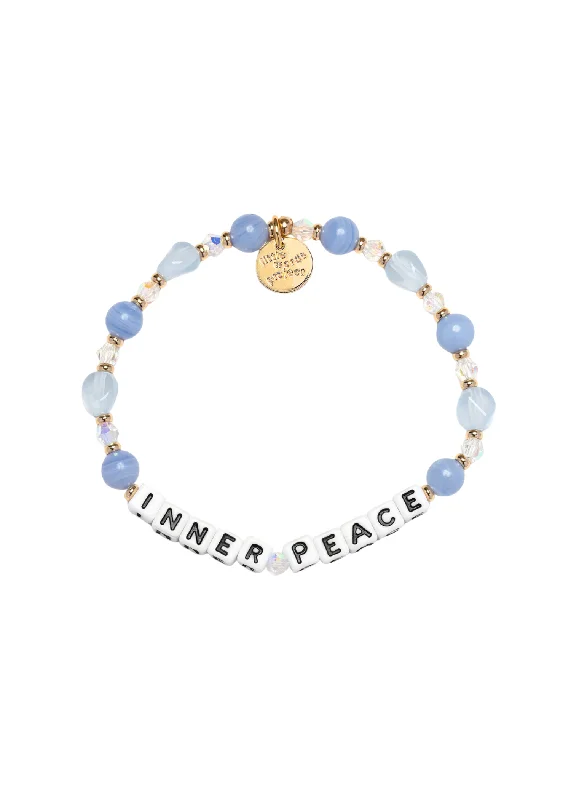 gemstone bracelets for women -LITTLE WORDS BRACELET - INNER PEACE