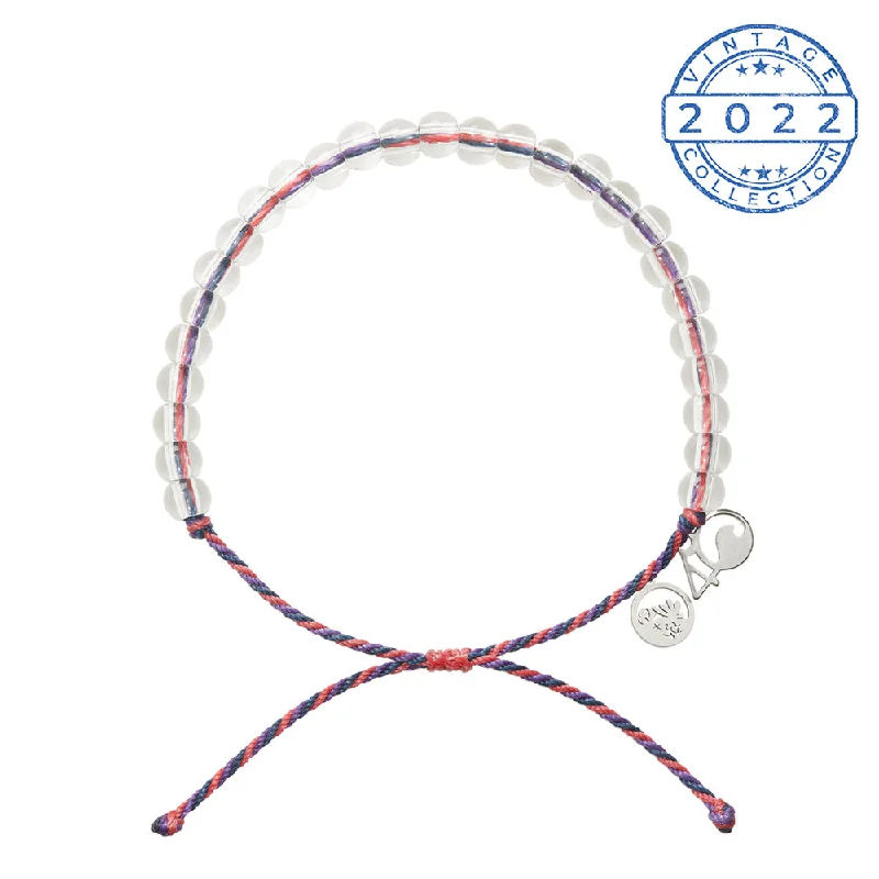 statement tennis bracelets for women -Mesoamerican Coral Reef Vintage Beaded Bracelet